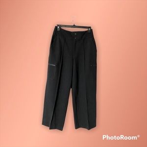 Athleta Venice Heathered wide leg cargo pants Sz 14